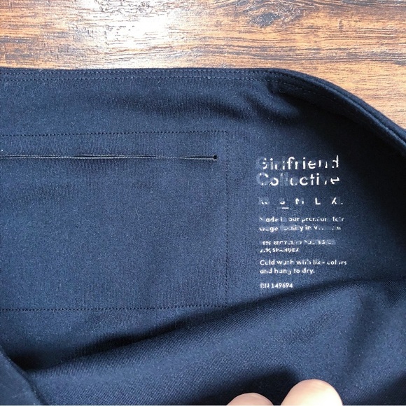 Girlfriend Collective • black Compressive High Rise Leggings yoga hi waisted - Picture 4 of 9